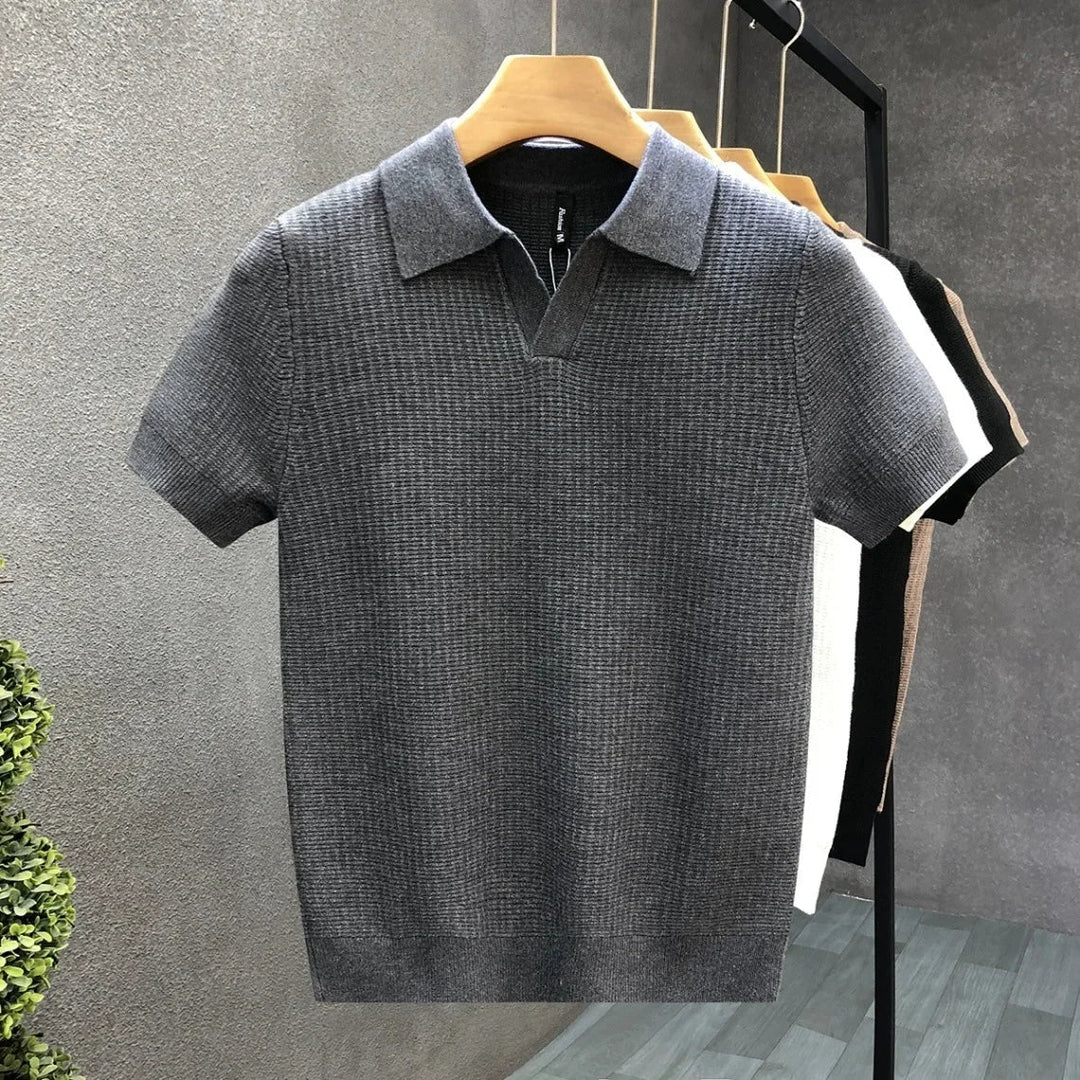 Womens Fine Knit Sweater Relaxed Fit Ribbed Trim