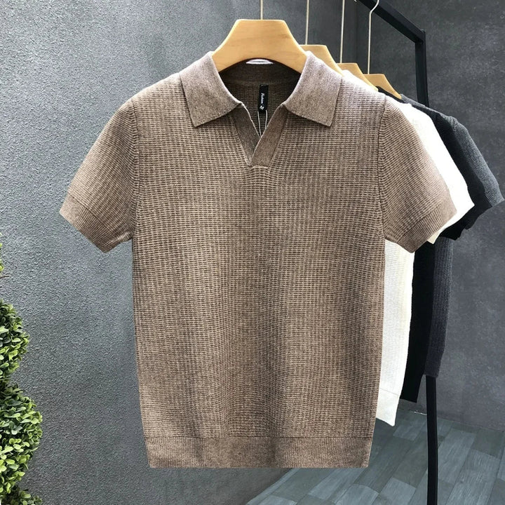Womens Fine Knit Sweater Relaxed Fit Ribbed Trim