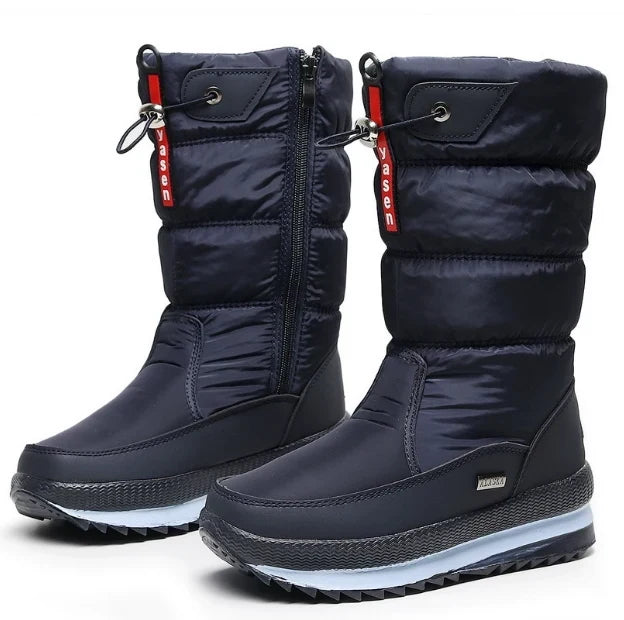 Block Heel Boots Women Flat Chic Everyday Style