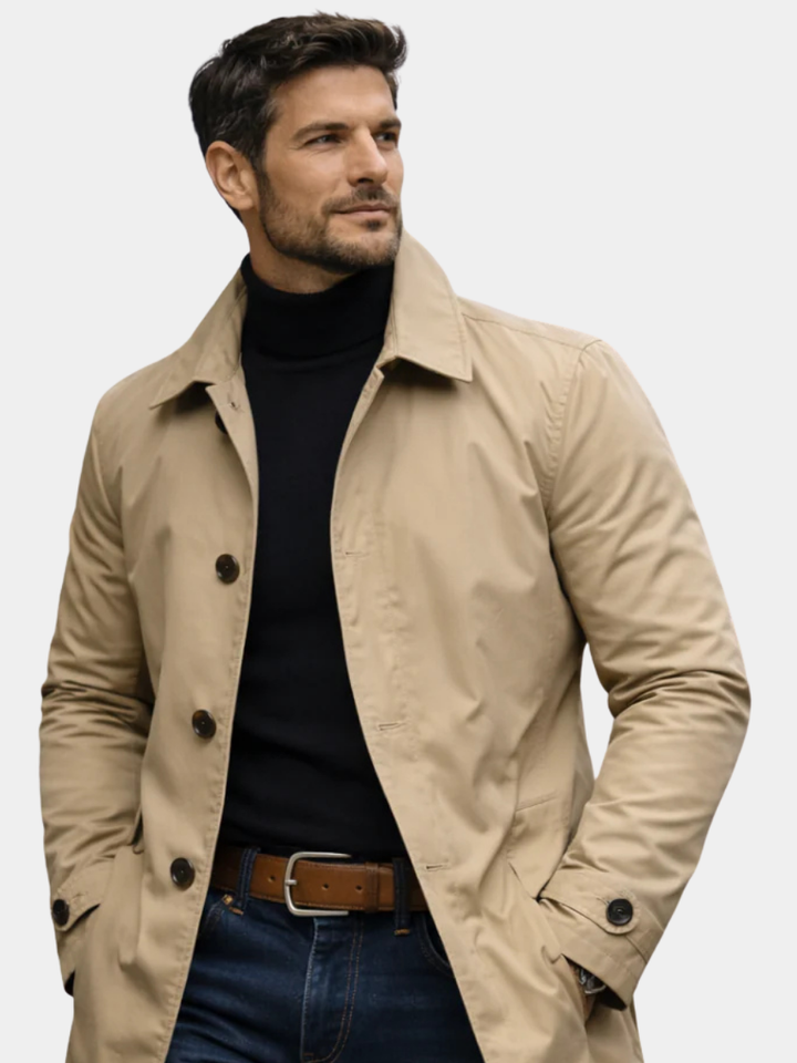 Longline Wool Minimal Coat Women