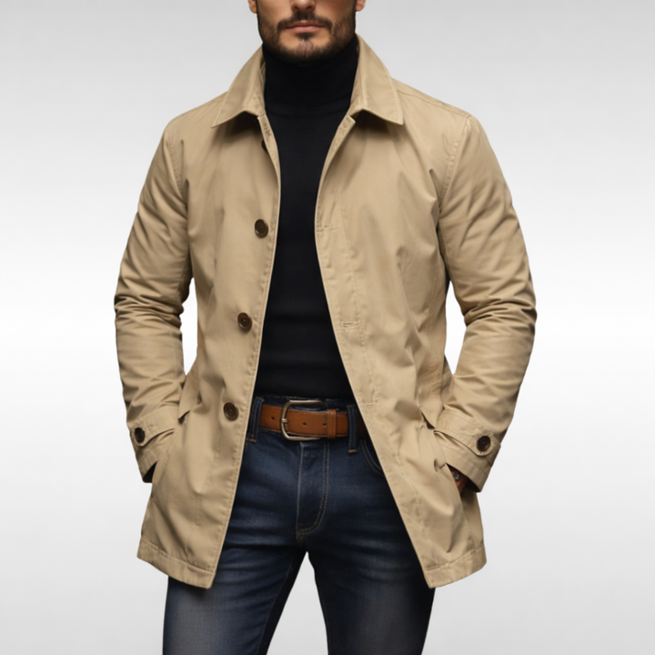 Longline Wool Minimal Coat Women