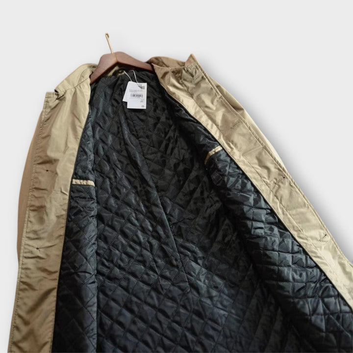 Longline Wool Minimal Coat Women