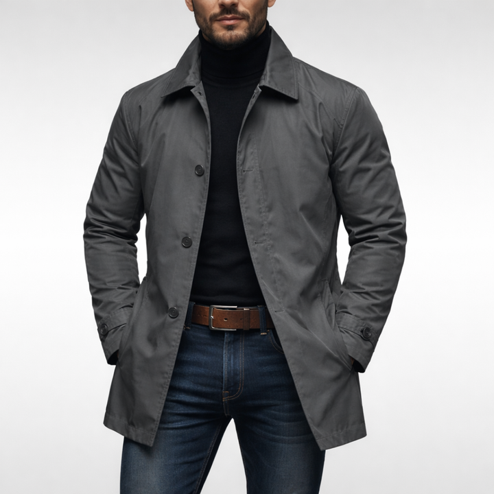 Longline Wool Minimal Coat Women