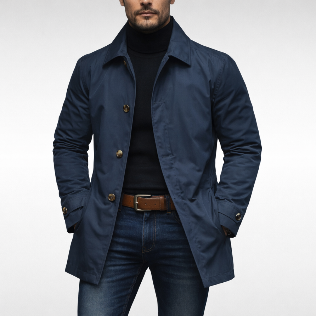 Longline Wool Minimal Coat Women