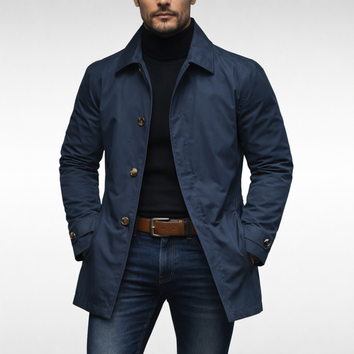 Longline Wool Minimal Coat Women