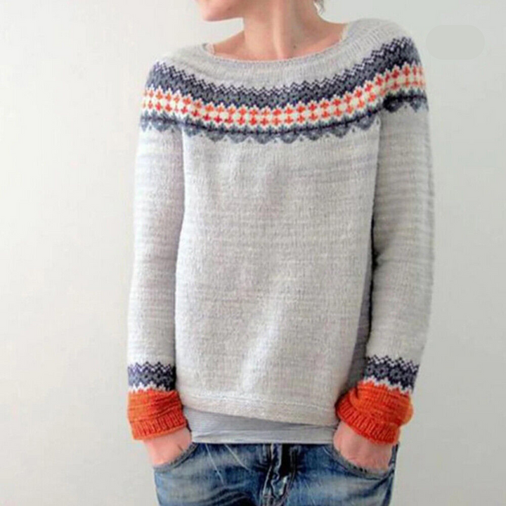 Womens Ribbed Crew Neck Longline Oversized Sweater