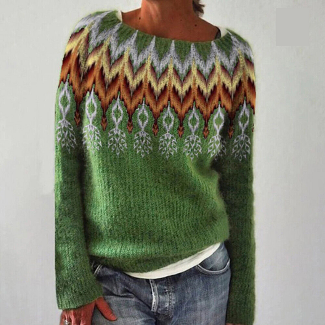 Womens Ribbed Crew Neck Longline Oversized Sweater