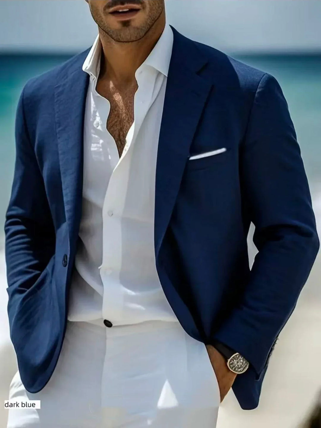 Tailored Suit Clean Modern Silhouette Mens