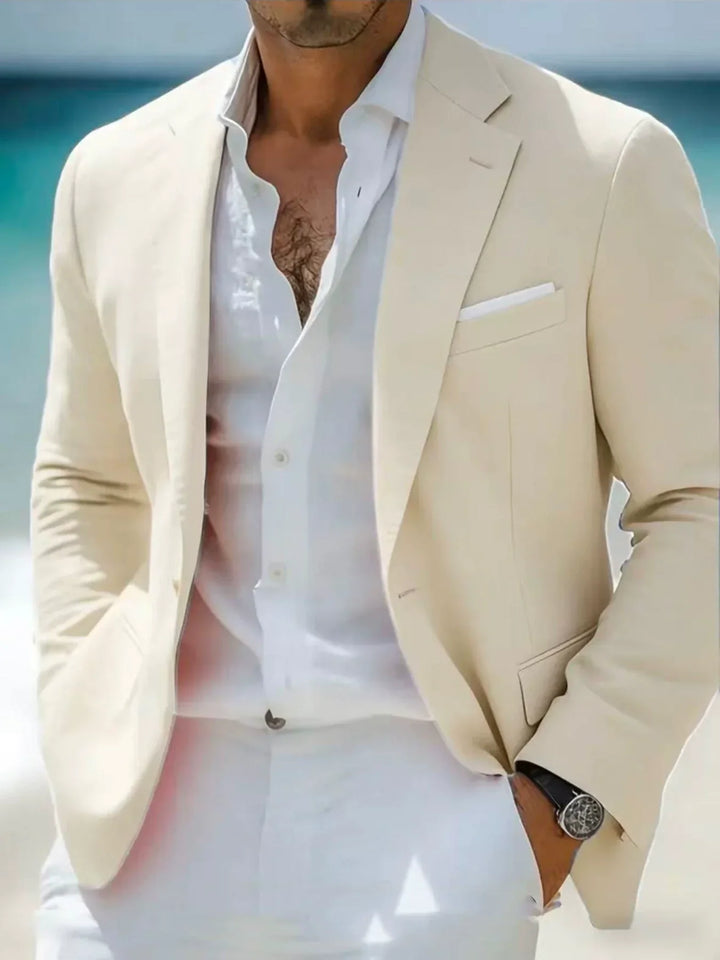 Tailored Suit Clean Modern Silhouette Mens