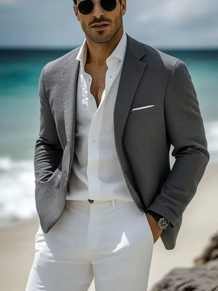 Tailored Suit Clean Modern Silhouette Mens