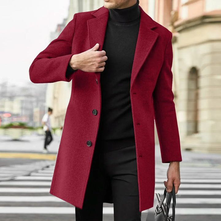Longline Tailored Coat Clean Front Womens