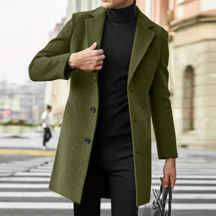 Longline Tailored Coat Clean Front Womens
