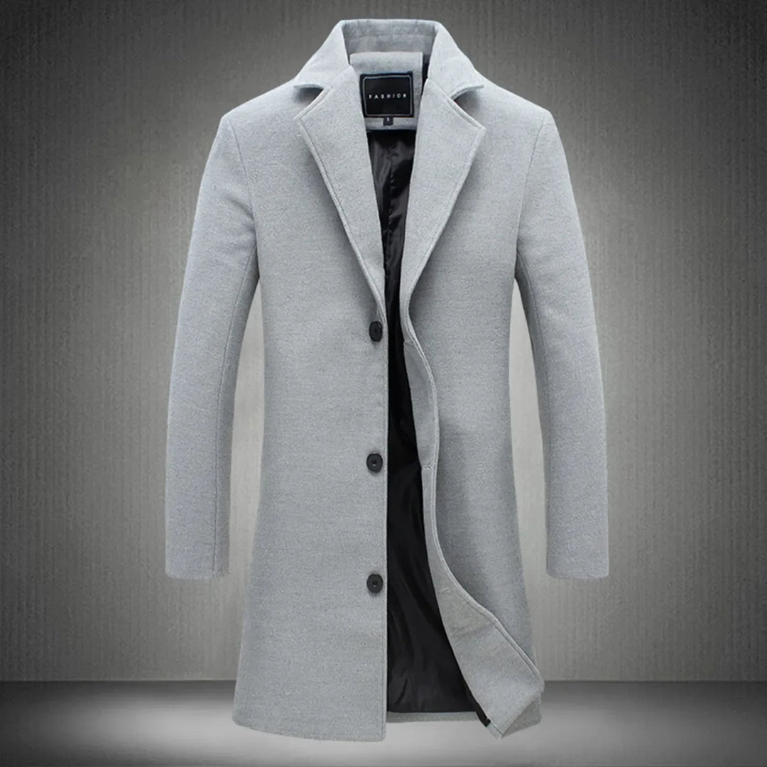 Longline Tailored Coat Clean Front Womens