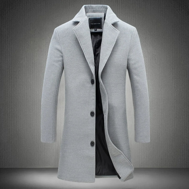 Longline Tailored Coat Clean Front Womens