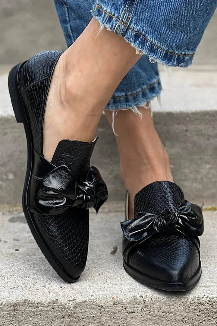 Women Leather Loafer Flats Cushioned Supportive Everyday