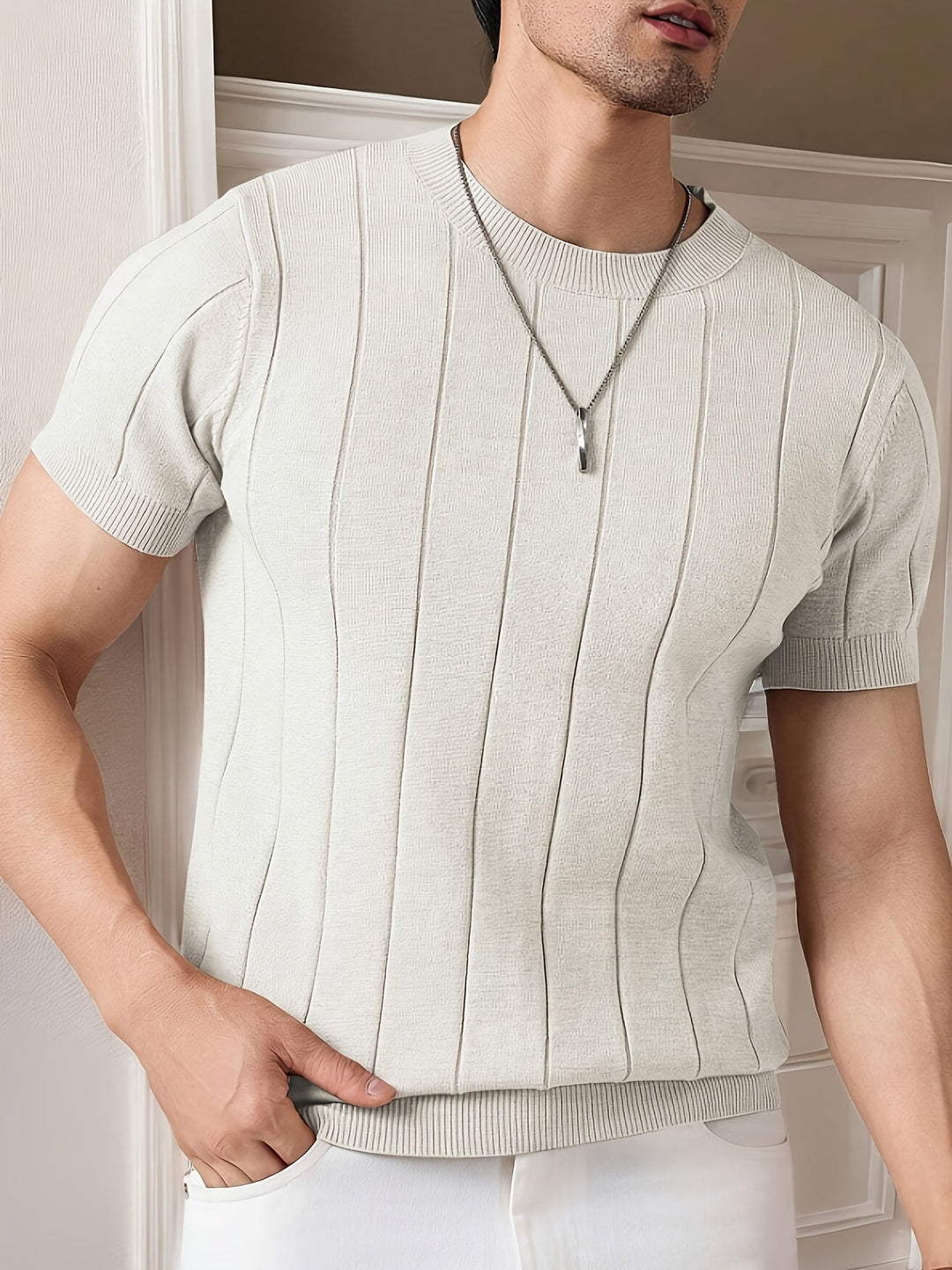 Longline Knit Sweater Relaxed Fit Women