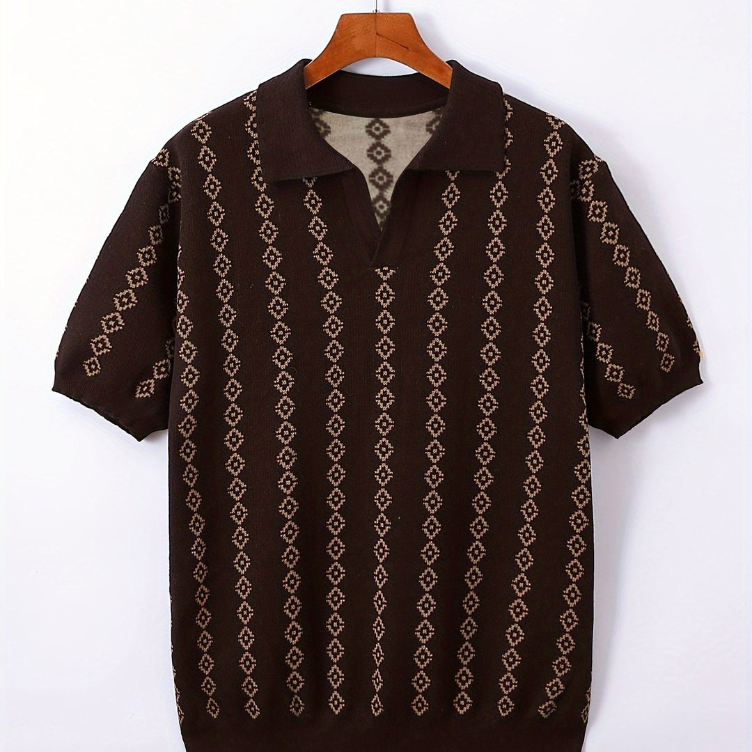 Mens Longline Relaxed Fit Ribbed Knit Sweater