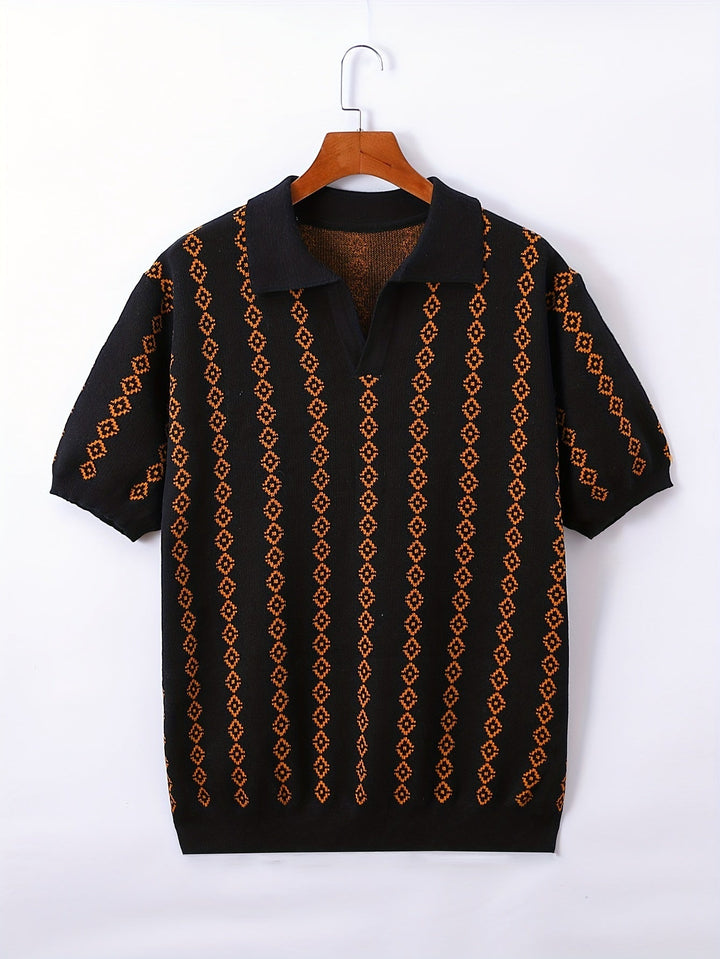 Mens Longline Relaxed Fit Ribbed Knit Sweater