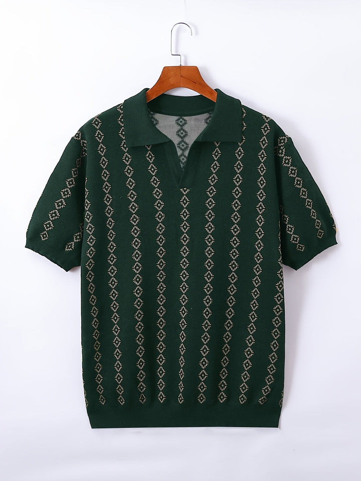 Mens Longline Relaxed Fit Ribbed Knit Sweater
