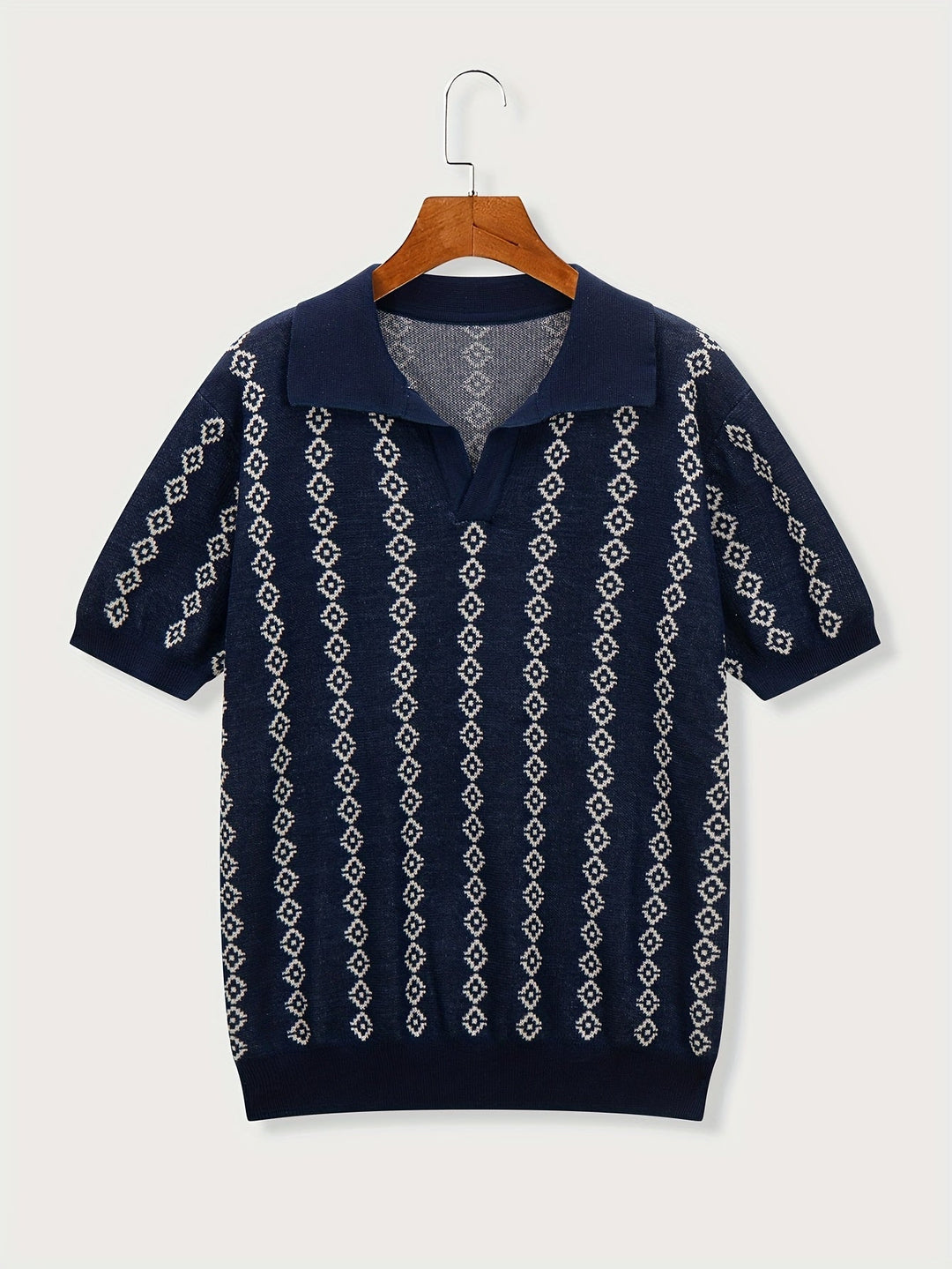 Mens Longline Relaxed Fit Ribbed Knit Sweater