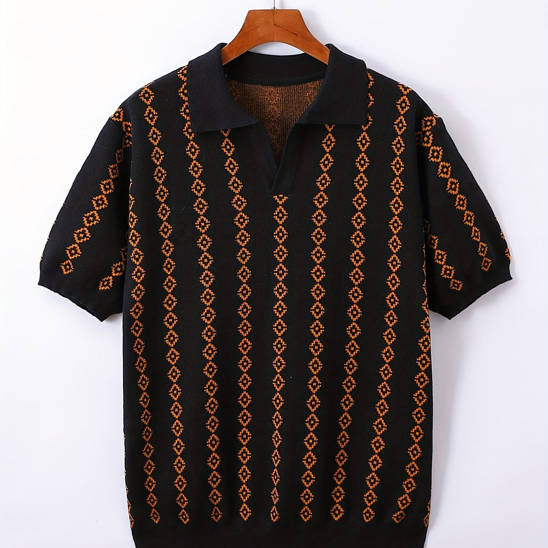 Mens Longline Relaxed Fit Ribbed Knit Sweater