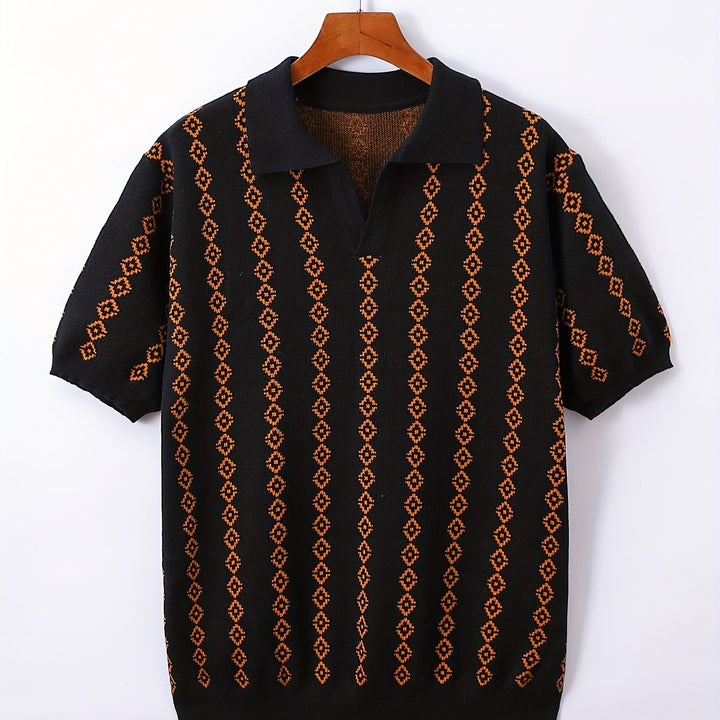 Mens Longline Relaxed Fit Ribbed Knit Sweater