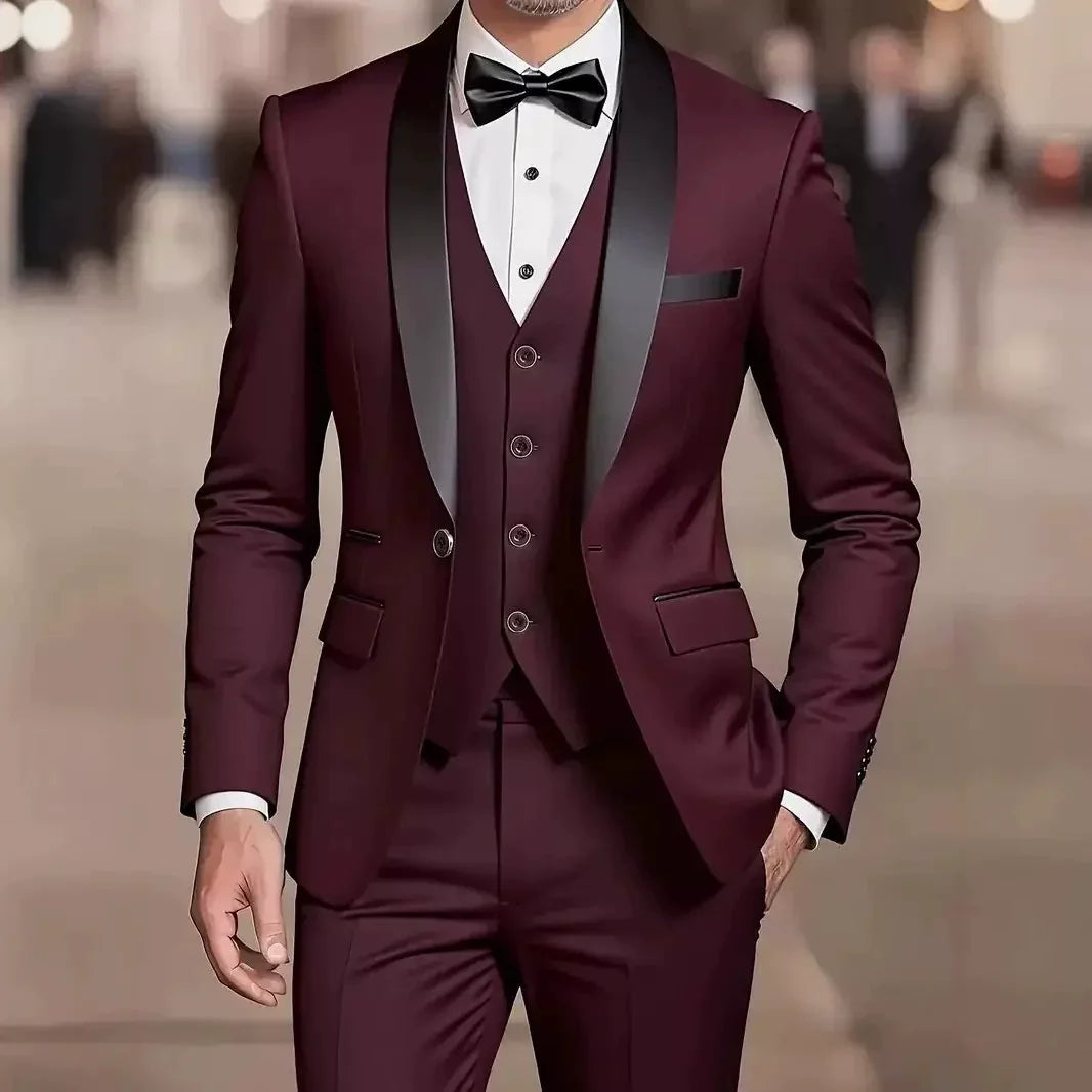Tailored Suit Sharp Modern Silhouette for Men