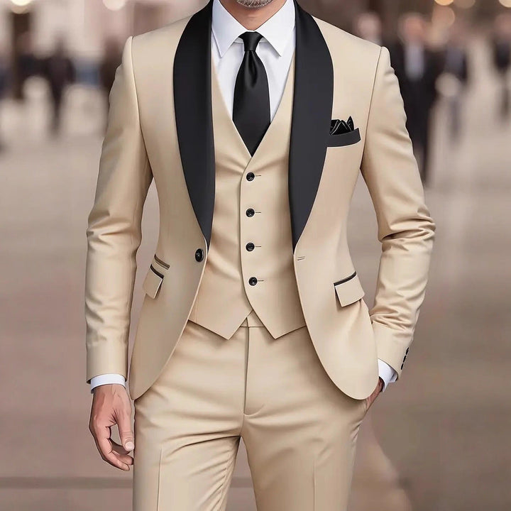 Tailored Suit Sharp Modern Silhouette for Men