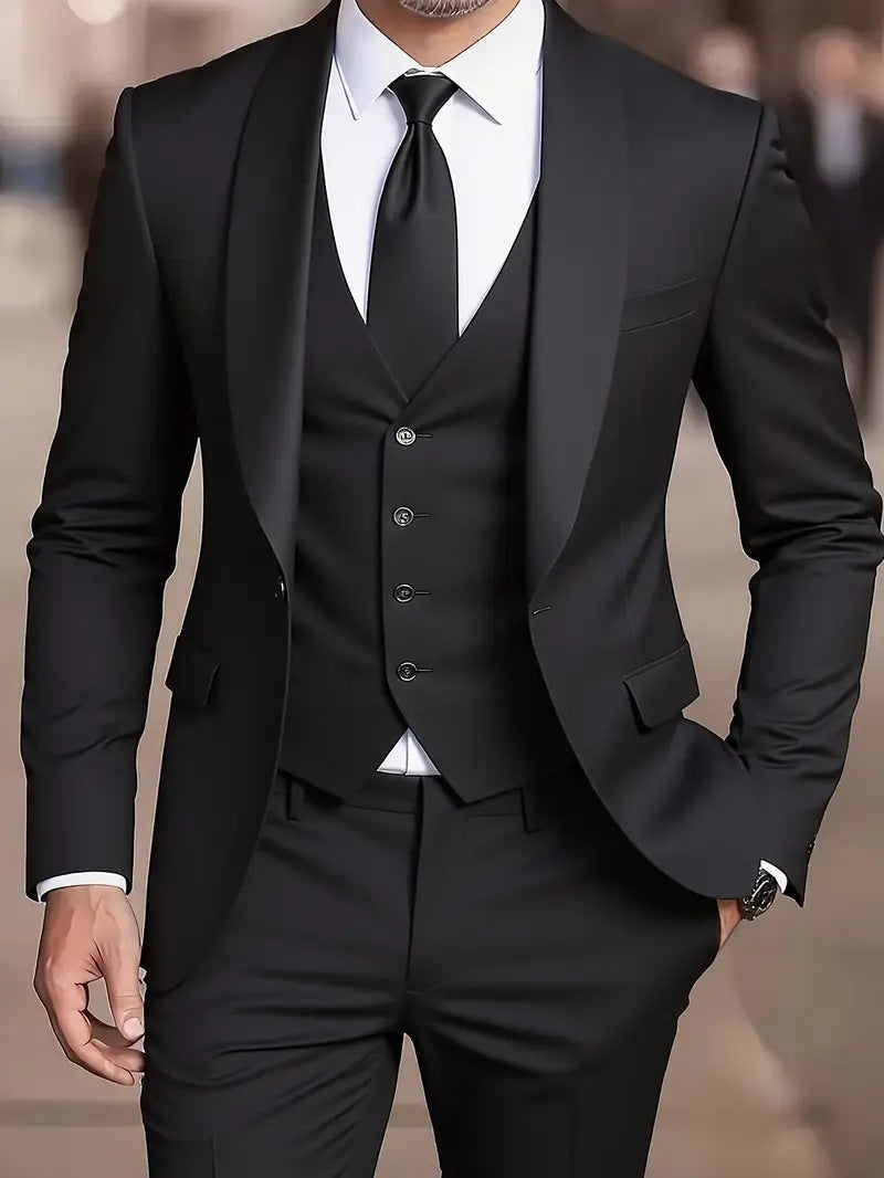 Tailored Suit Sharp Modern Silhouette for Men