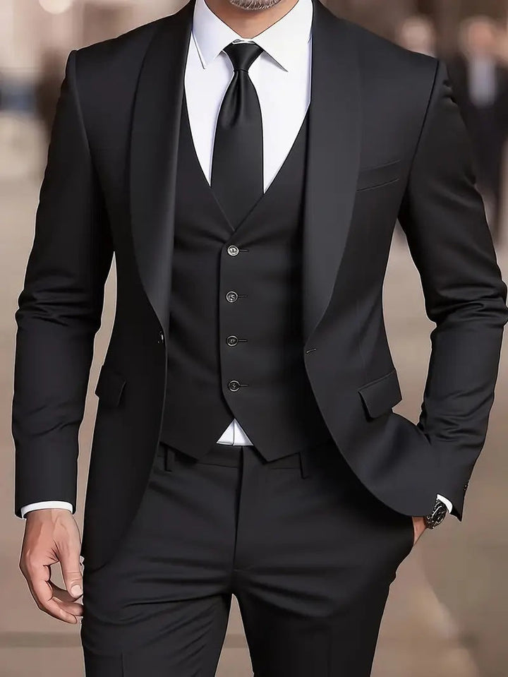 Tailored Suit Sharp Modern Silhouette for Men