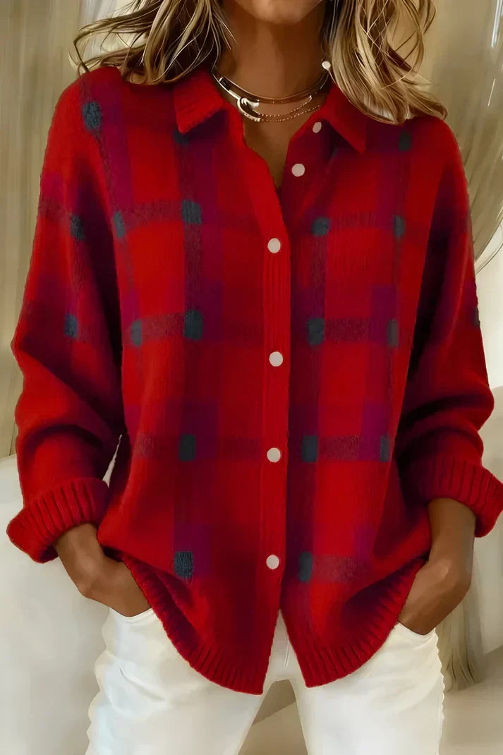 Ribbed Oversized Cardigan Knit Sweater Women