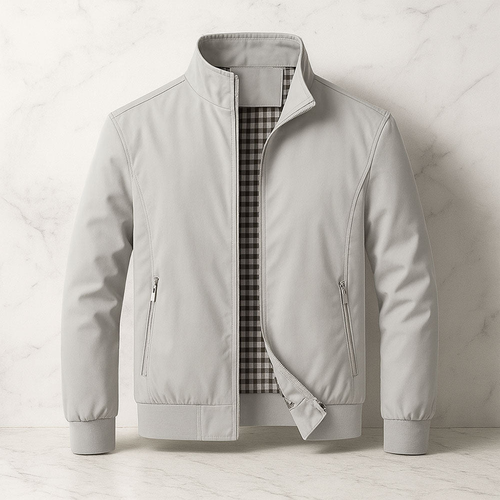 Classic Side Zip Coat Timeless Structured Style Women