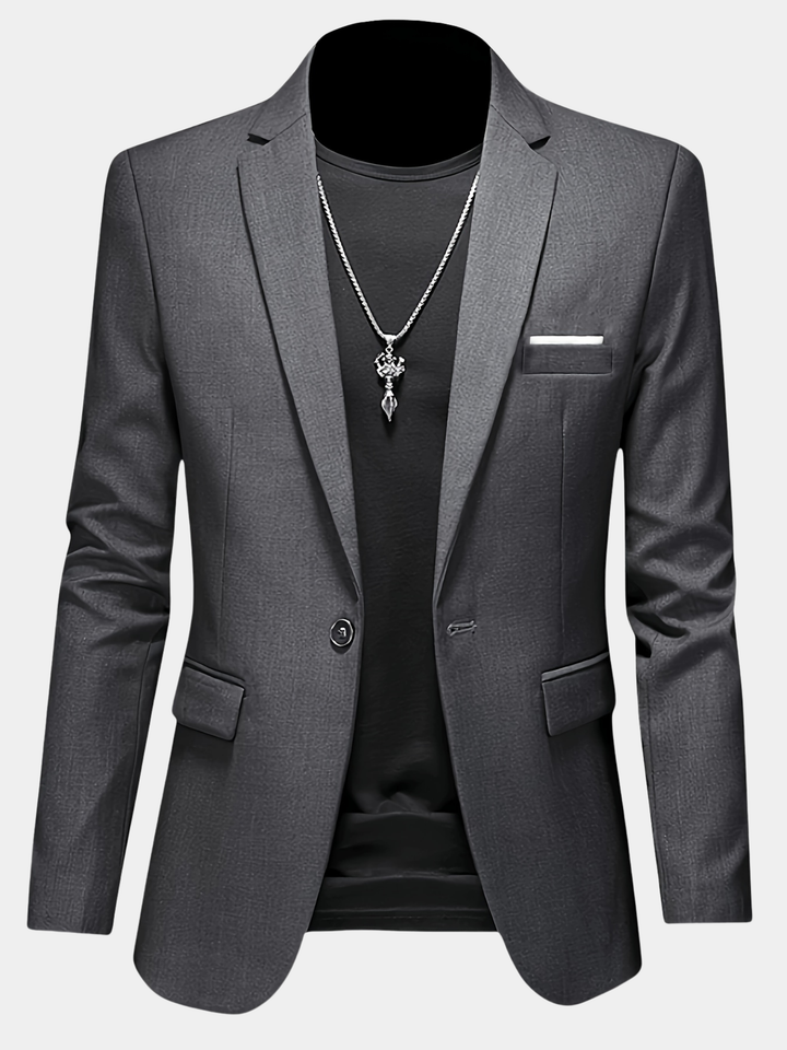 Slim Fit Draped Suit for Men Modern Tailored Style