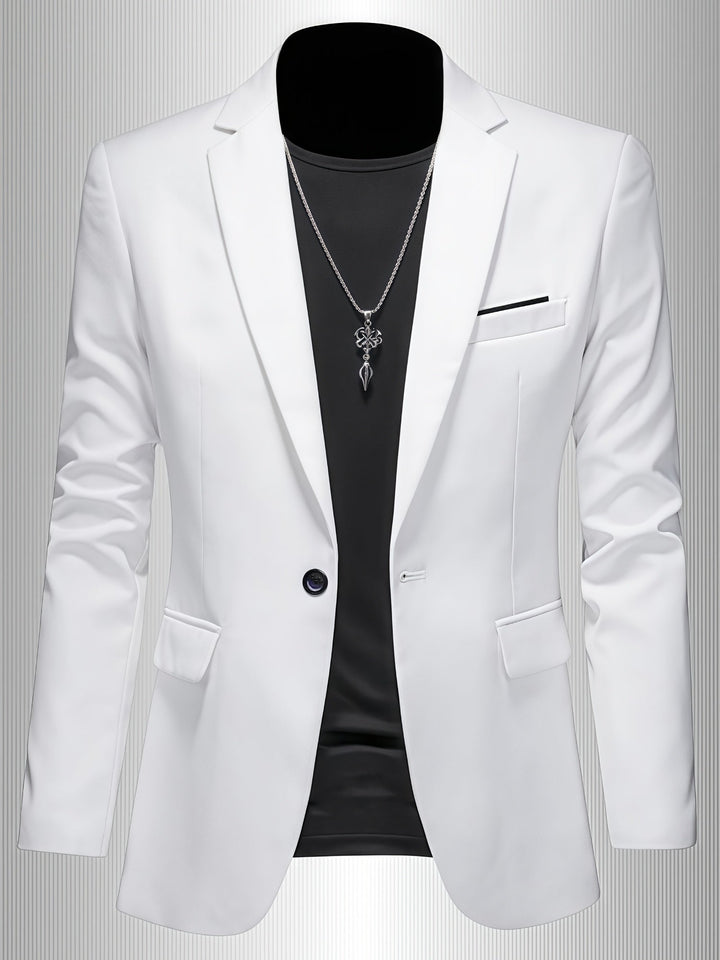 Slim Fit Draped Suit for Men Modern Tailored Style