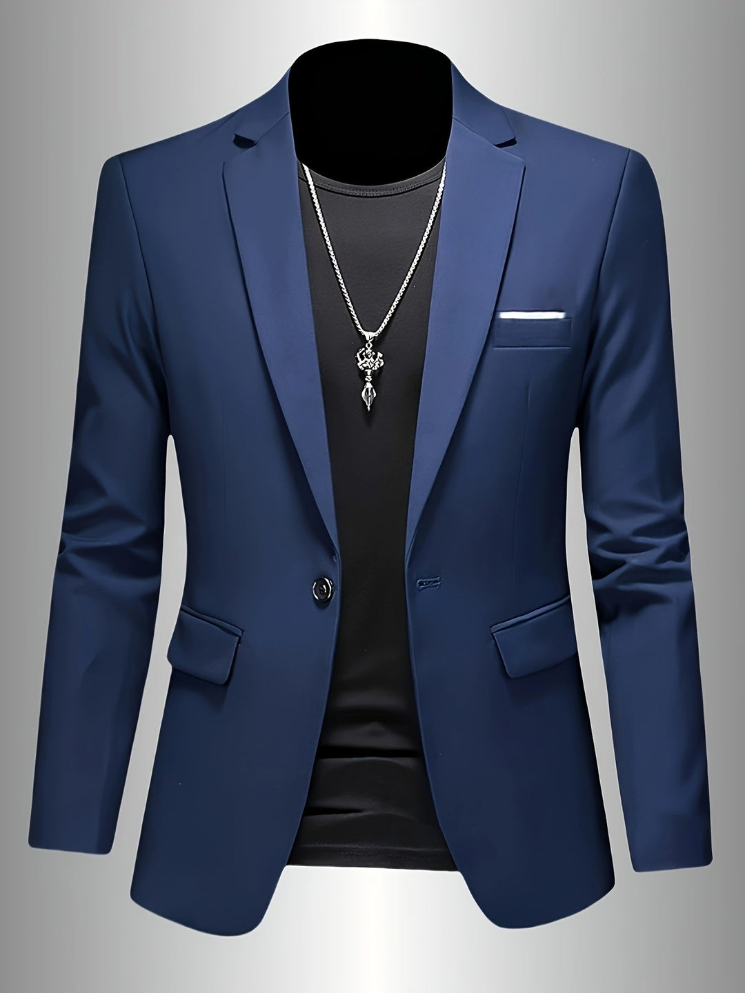 Slim Fit Draped Suit for Men Modern Tailored Style