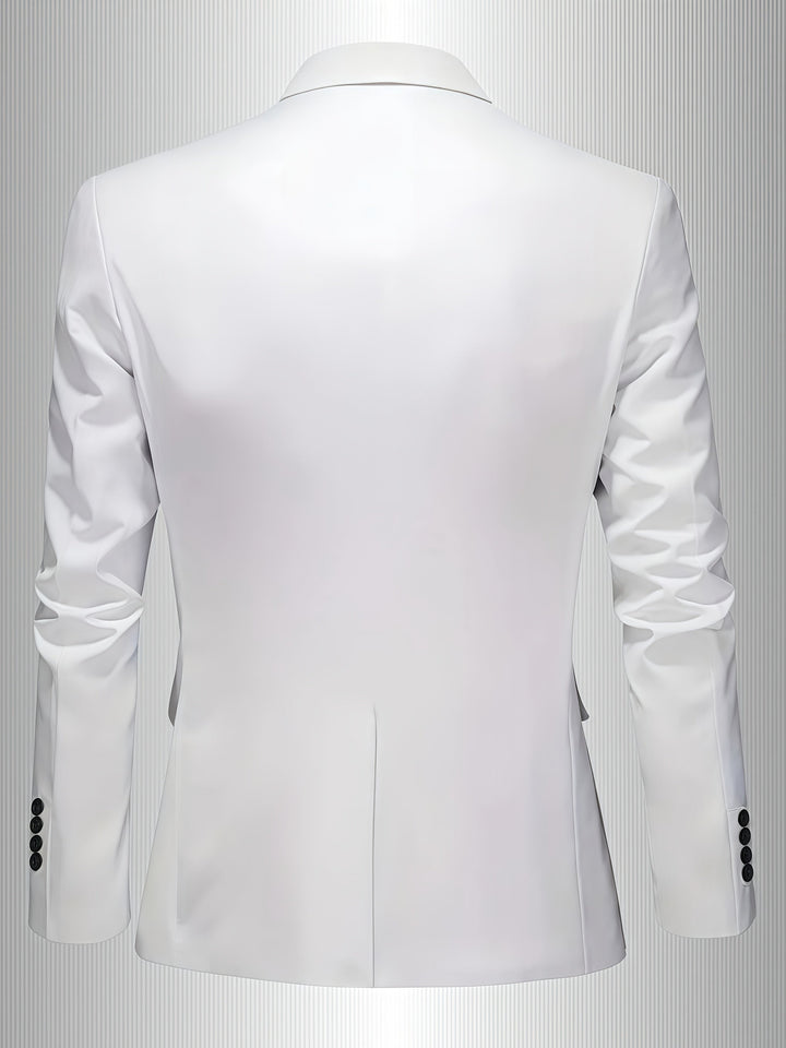 Slim Fit Draped Suit for Men Modern Tailored Style