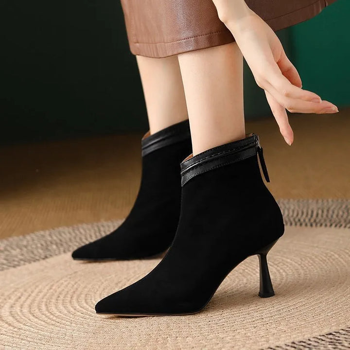 Structured Sculpted Ankle Boots for Women
