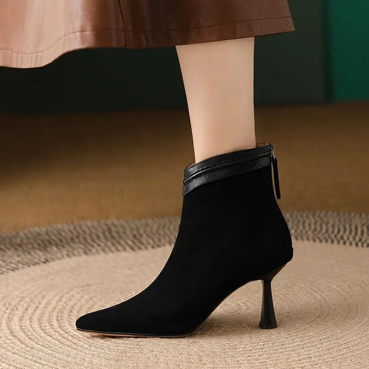 Structured Sculpted Ankle Boots for Women