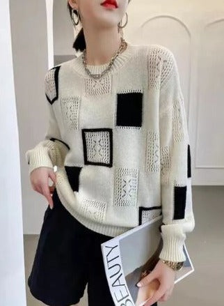 Womens Ribbed Knit Turtleneck Oversized Sweater