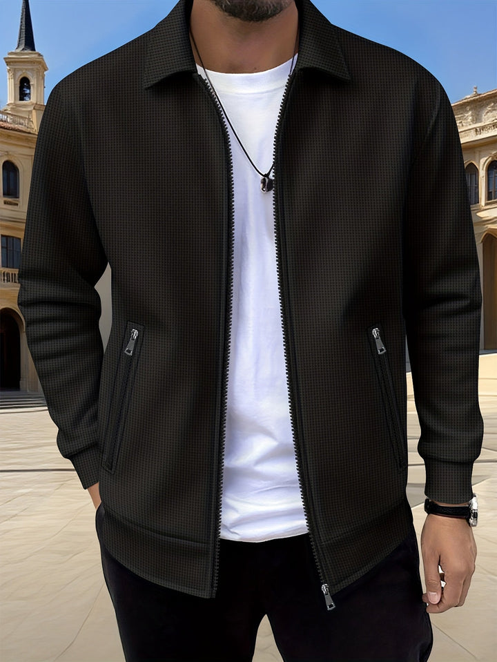 Longline Zip-Up Fluid Coat Relaxed Tailored Womens