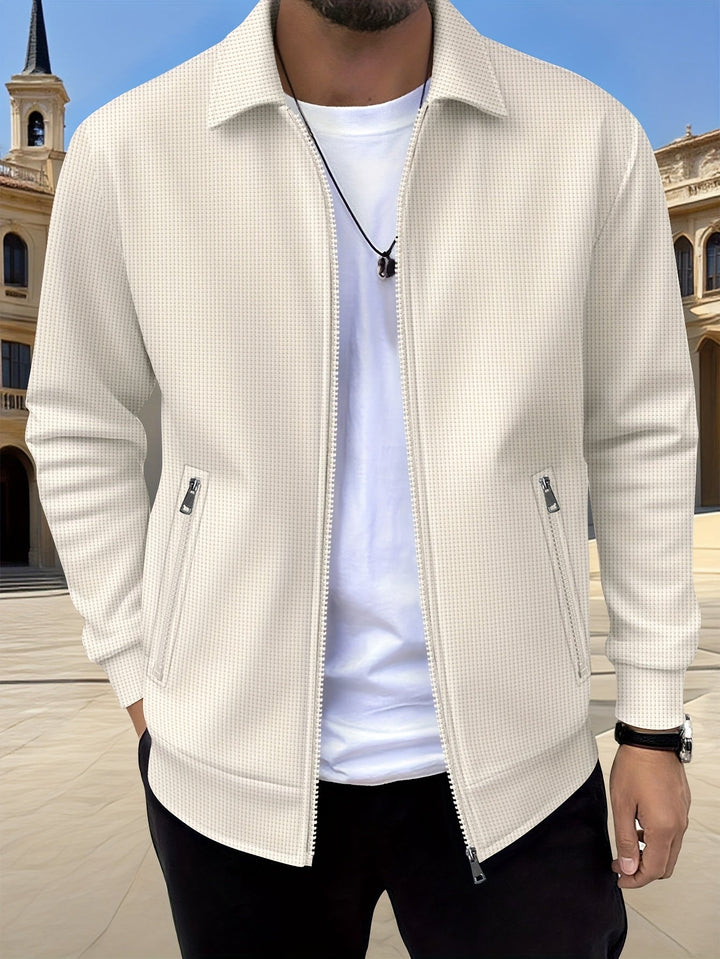 Longline Zip-Up Fluid Coat Relaxed Tailored Womens