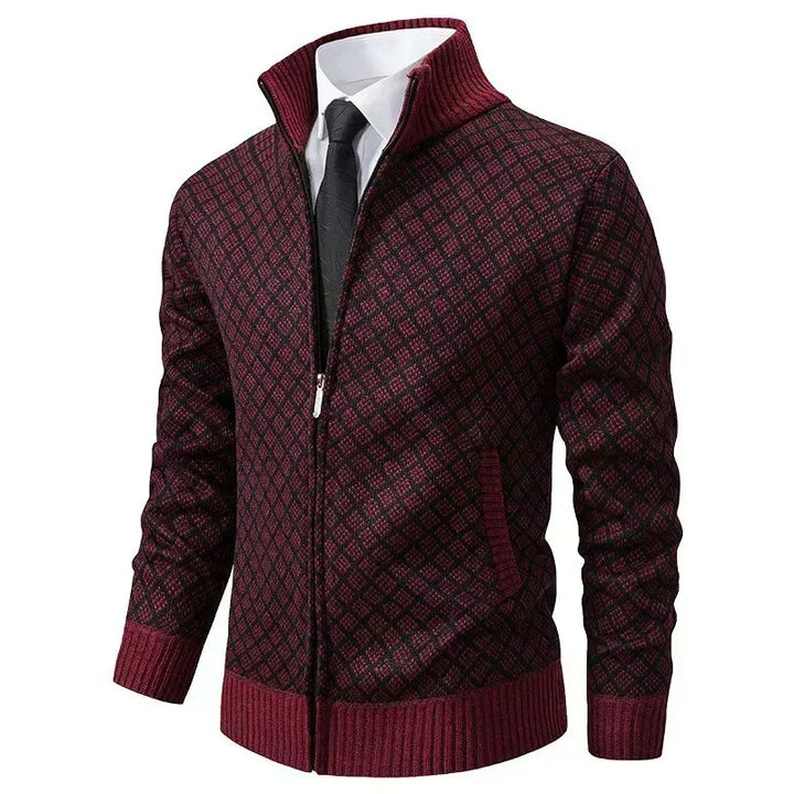 Zip Up Longline Relaxed Cardigan for Women