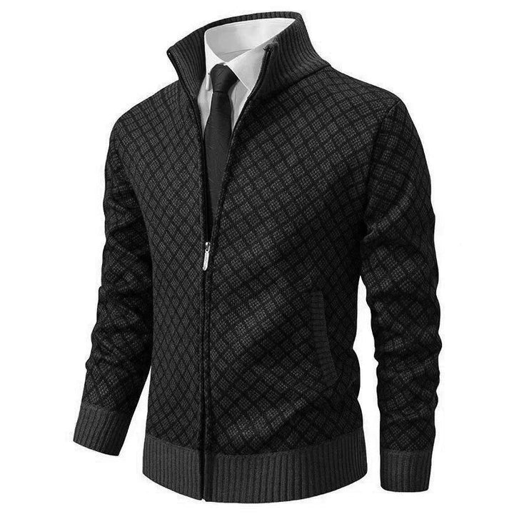 Zip Up Longline Relaxed Cardigan for Women