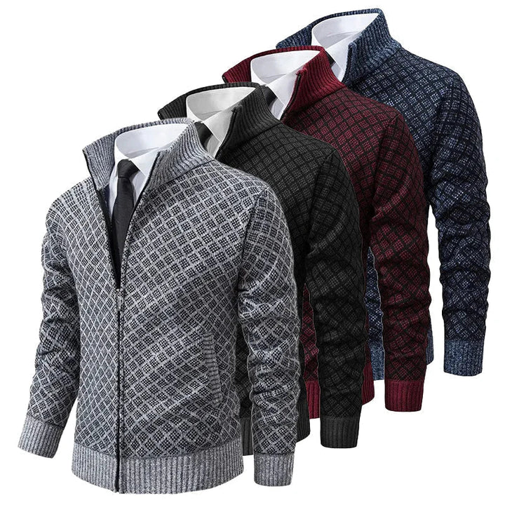 Zip Up Longline Relaxed Cardigan for Women