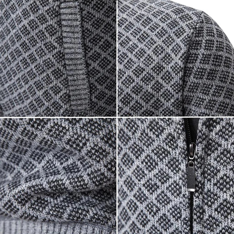 Zip Up Longline Relaxed Cardigan for Women