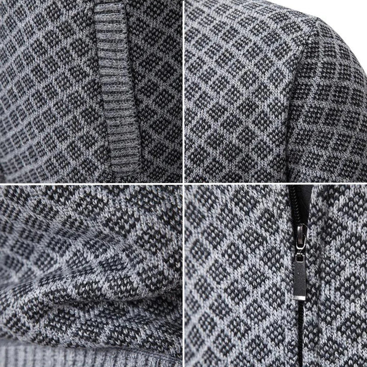 Zip Up Longline Relaxed Cardigan for Women