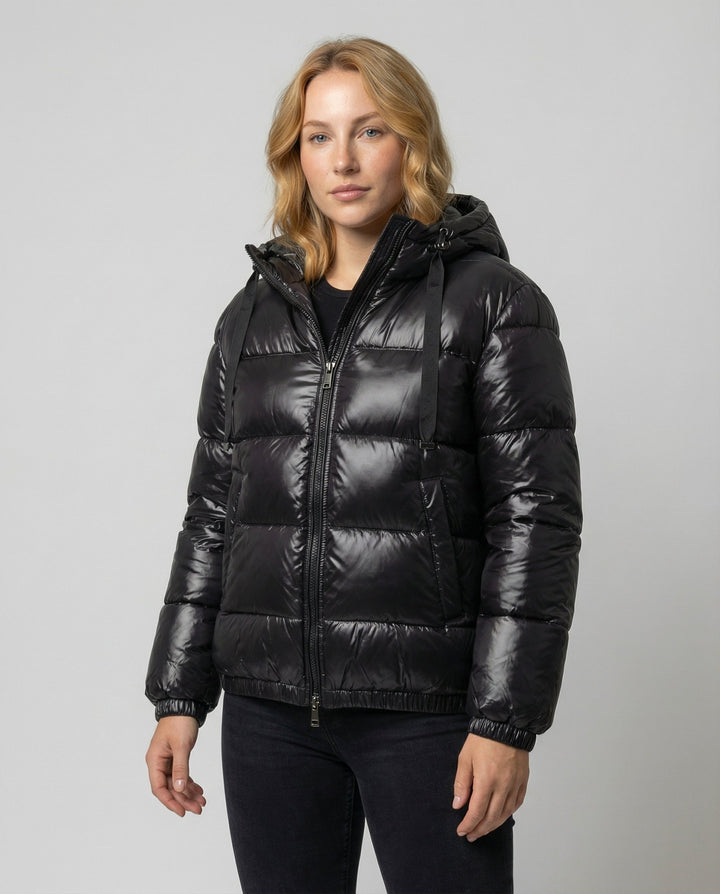 Hooded Quilted Relaxed Puffer Jacket Women