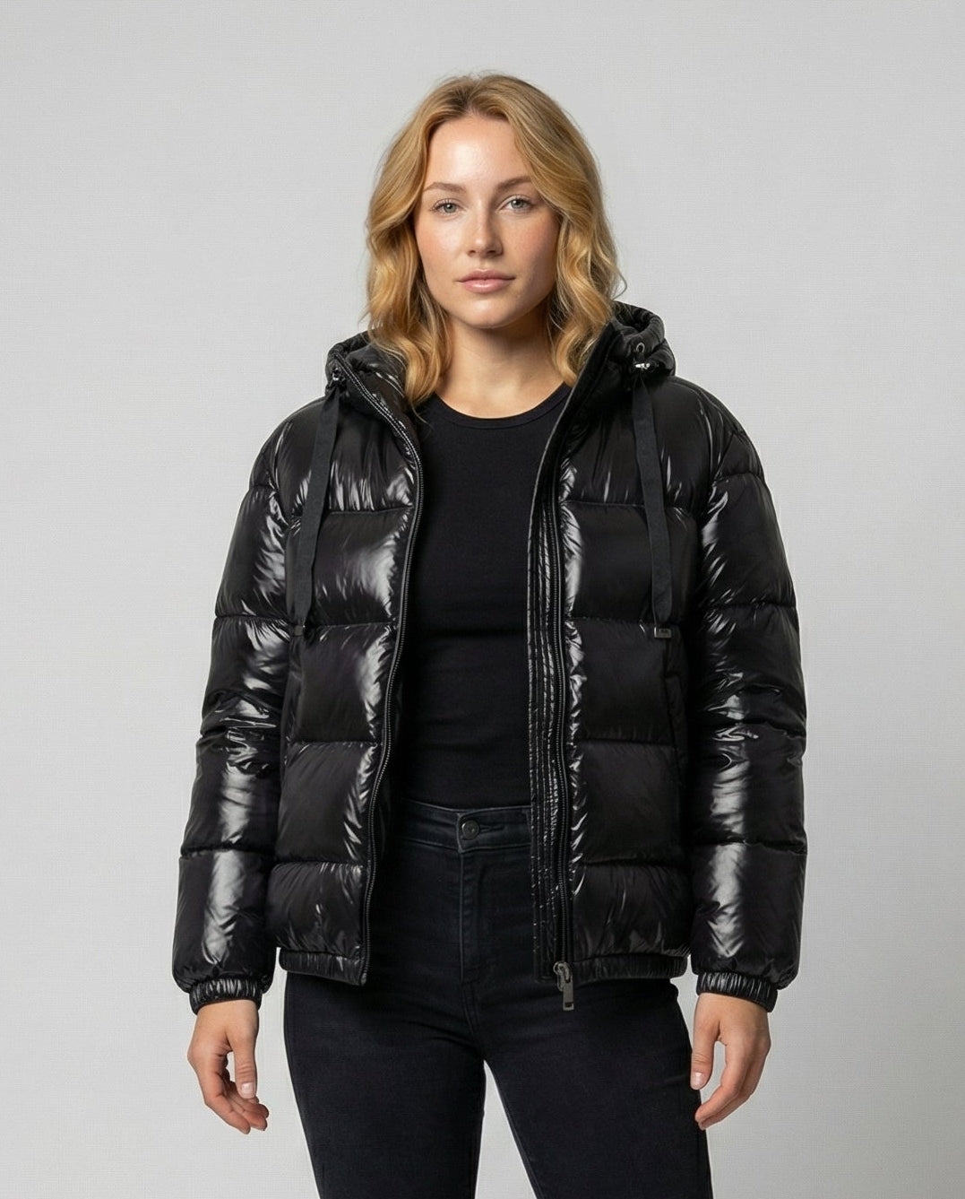 Hooded Quilted Relaxed Puffer Jacket Women