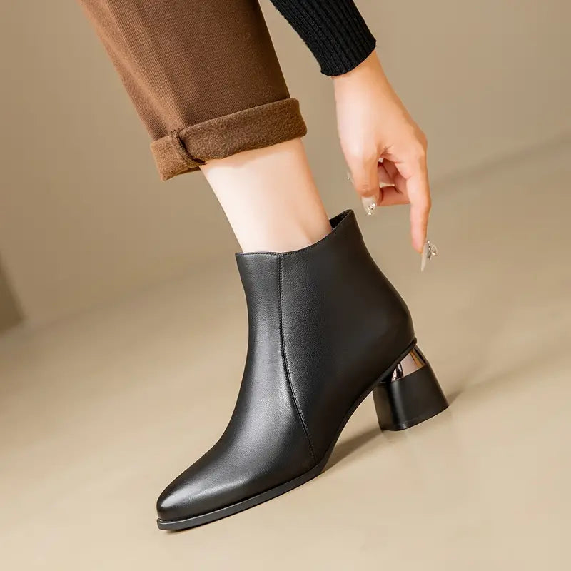 Tailored Ankle Boots Women Everyday Versatile Style