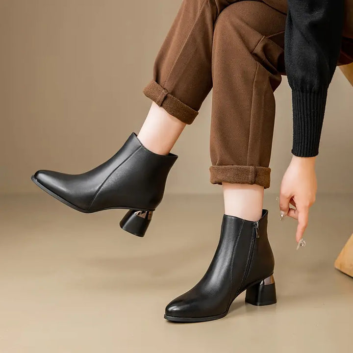 Tailored Ankle Boots Women Everyday Versatile Style